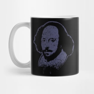 Embrace Literary Brilliance - William Shakespeare Pop Art Design From the Chandos Portrait Mug